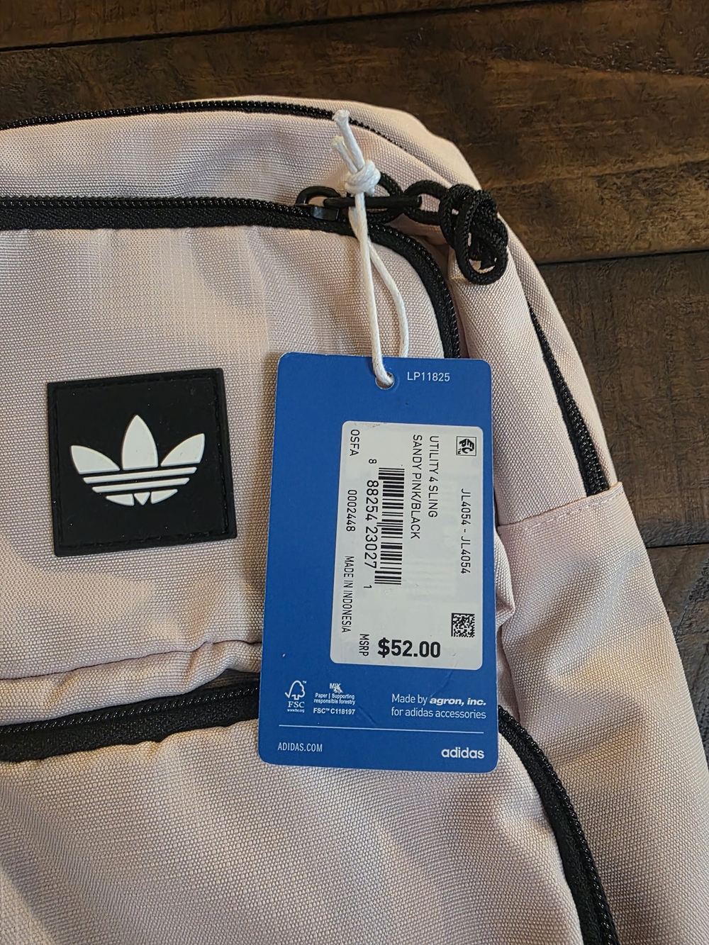Adidas Sand Pink/Black Crossbody - Picture 2 of 7
